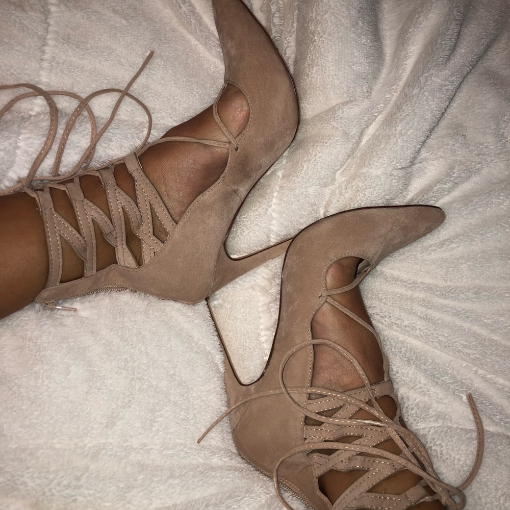 Nude Strappy Heels